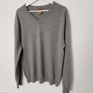 Mario Gilberti 100% Cashmere V-Neck Sweater /Made in Italy